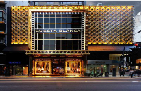 凤阳门头设计与商业空间的纽带。