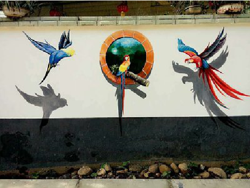 凤阳视觉错位-3D墙绘设计