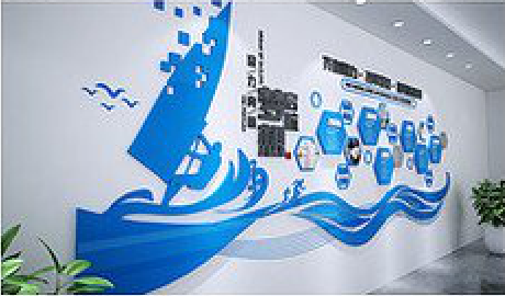 凤阳海浪主题文化墙如何设计？