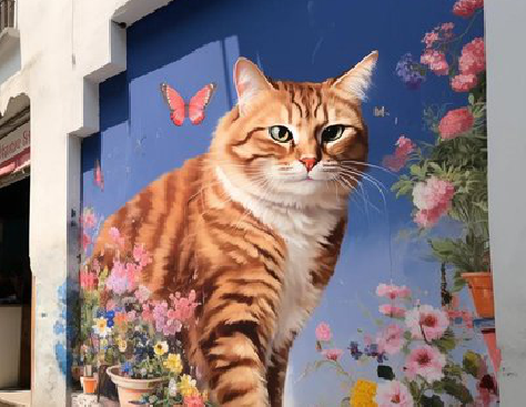 凤阳自己绘制有个性的手绘墙